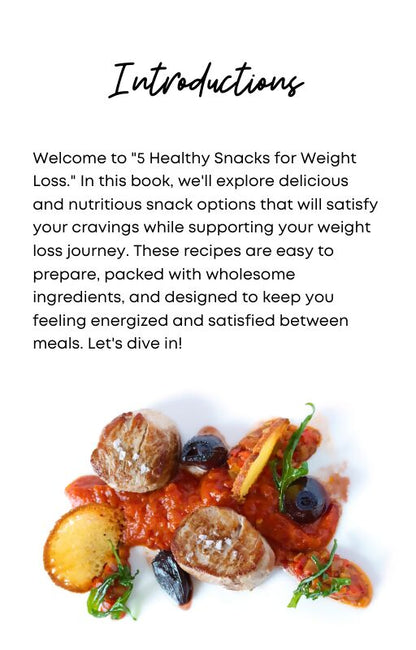 5 Healthy Snack Recipes for Weight Loss